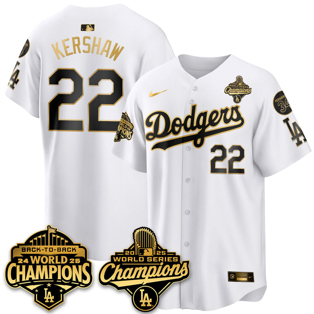 LAD 2025 World Series Champions Jersey - All Stitched