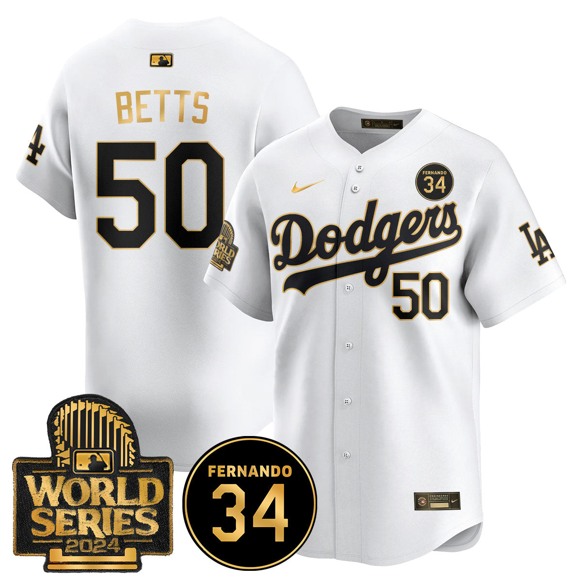 Dodgers Fernando Valenzuela Memorial Jersey - All Stitched
