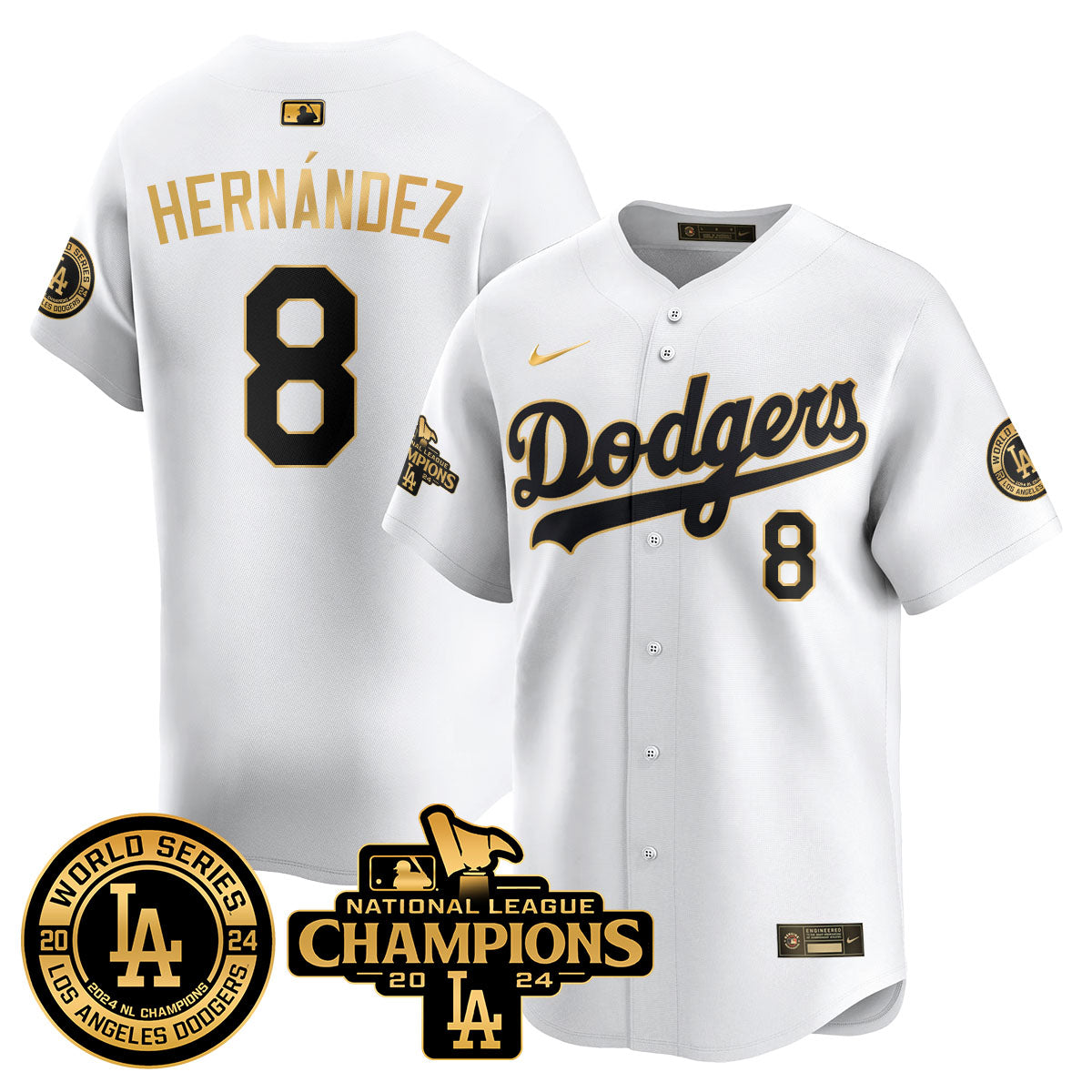 LAD World Series NL Champions Jersey - All Stitched