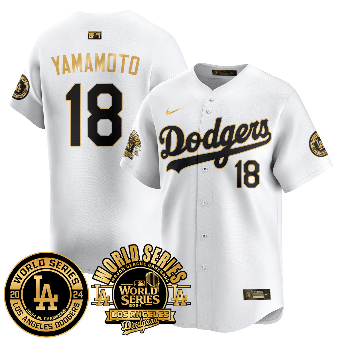 LAD World Series 2024 Jersey - All Stitched