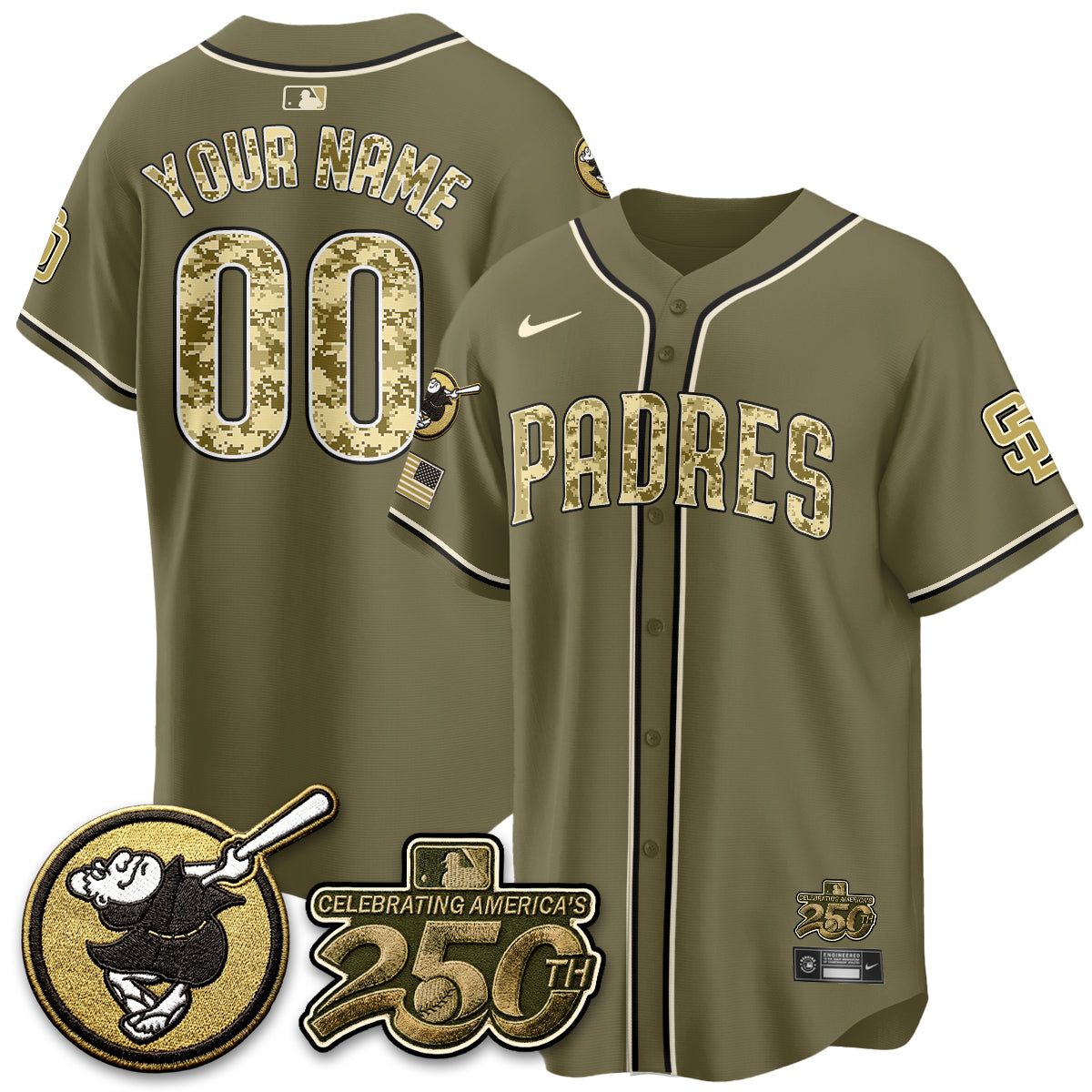 SD 2026 Armed Forces Day Custom Jersey - Stitched V2