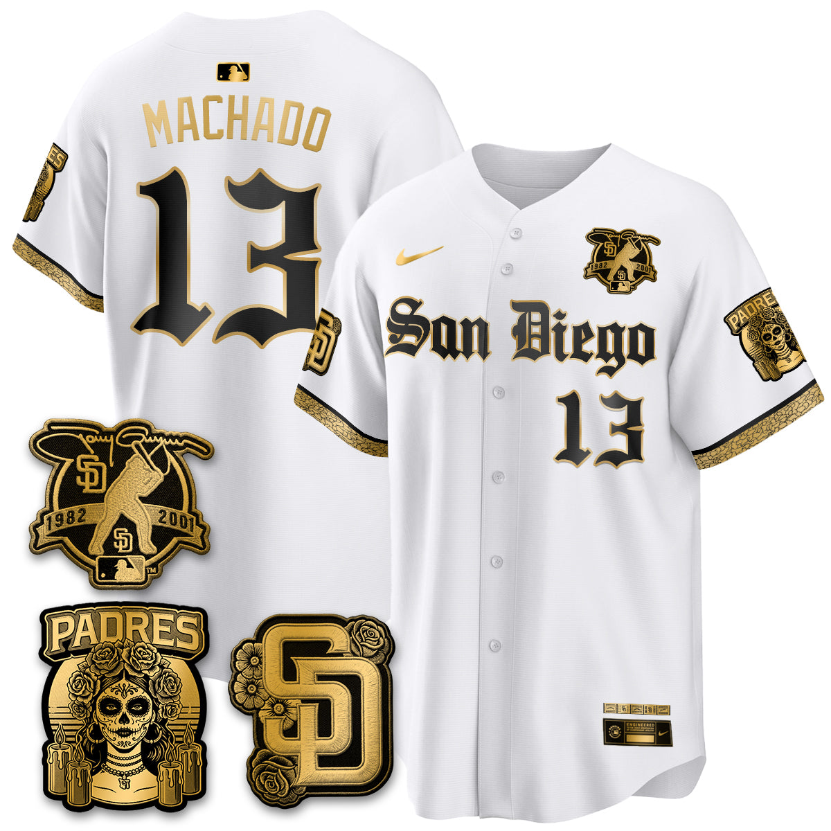San Diego Padres 2026 City Connect x Tony Gwynn Patch Vapor Premier Limited Jersey - All Stitched - V2