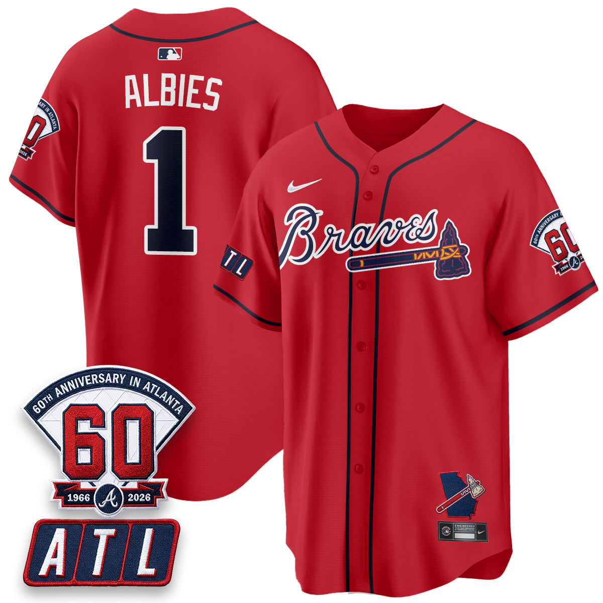 ATL 2026 60th Anniversary Vapor Limited Jersey - All Stitched
