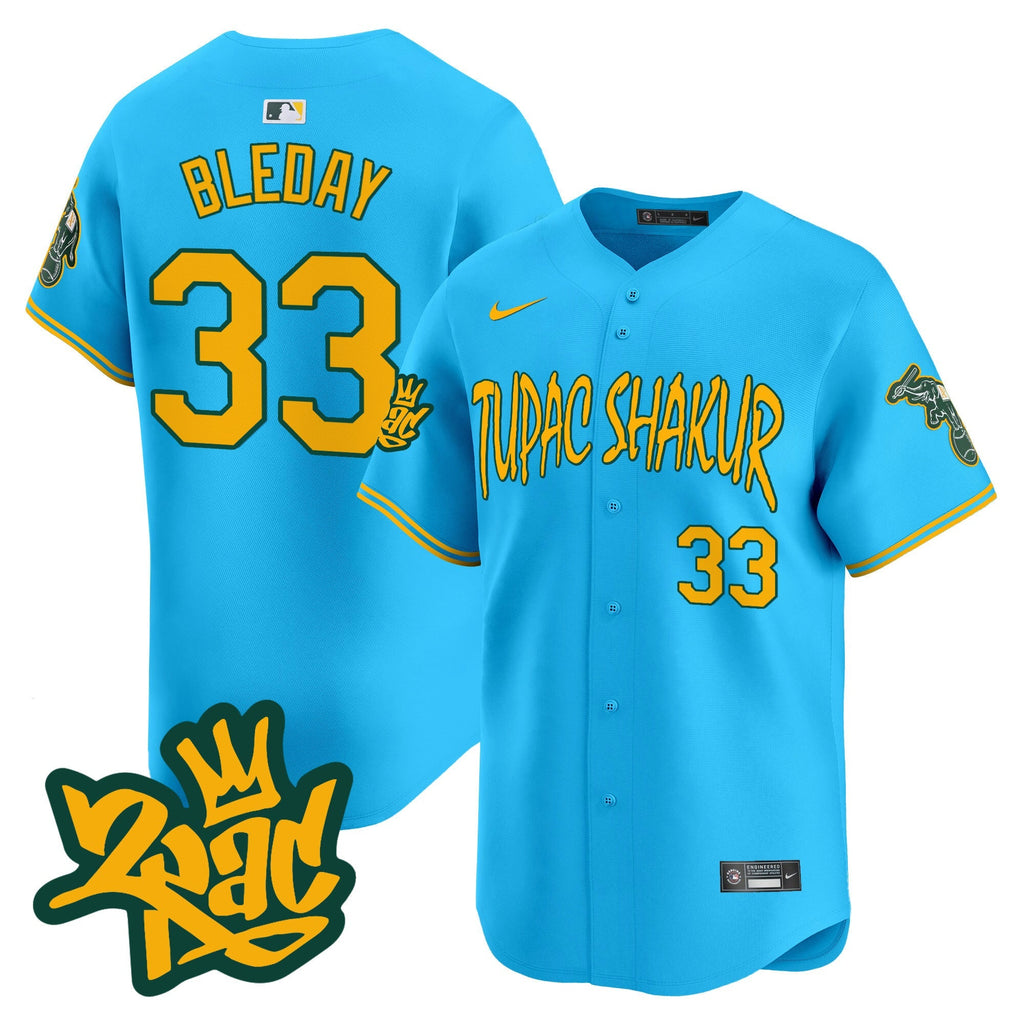 OAK Tupac Shakur Vapor Premier Limited Jersey - All Stitched