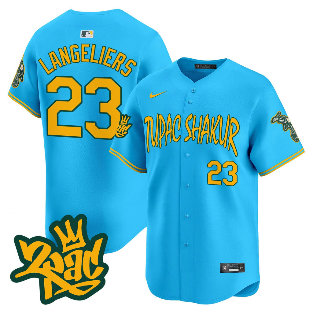 OAK Tupac Shakur Vapor Premier Limited Jersey - All Stitched