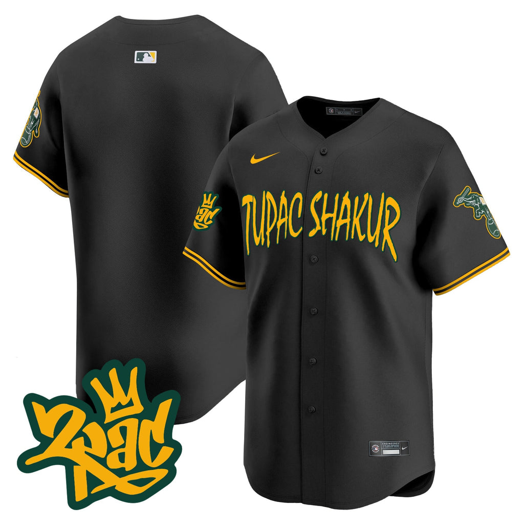 OAK Tupac Shakur Vapor Premier Limited Jersey - All Stitched