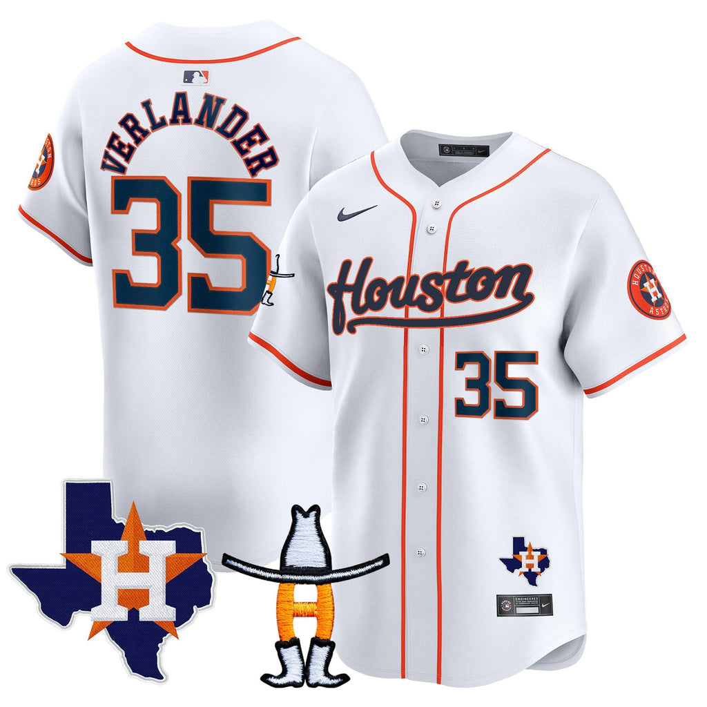 HAS Houston Rodeo Patch Vapor Premier Limited Jersey - All Stitched