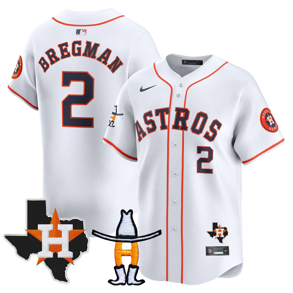 HAS Houston Rodeo Patch Vapor Premier Limited Jersey V2 - All Stitched